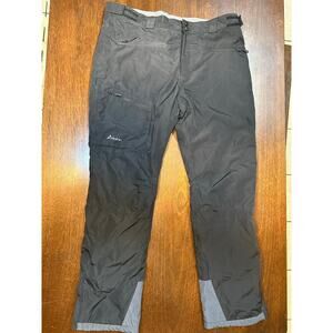 Clothin Snow Pants Men 2XL Black Cold Weather Neutral Travel Lined Warm Comfy